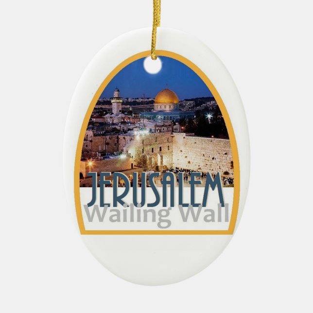 Cerâmica Ornamento de ISRAEL (Frente)