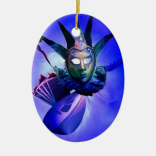 Cerâmica Ornamento de Jester