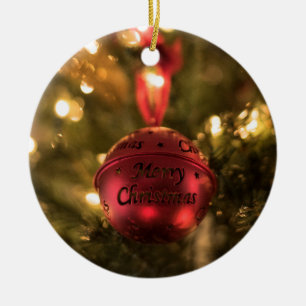 Cerâmica Ornamento de Jingle Bell