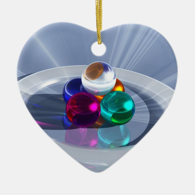 Cerâmica Ornamento de Luz Curva (Frente)