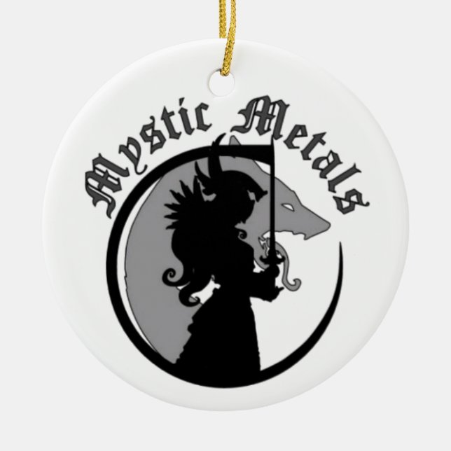 Cerâmica Ornamento de Metais Místicos (Frente)