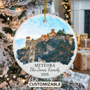Cerâmica Ornamento de Meteora Personalizado, Grécia