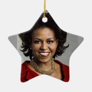 Cerâmica Ornamento de MICHELLE OBAMA