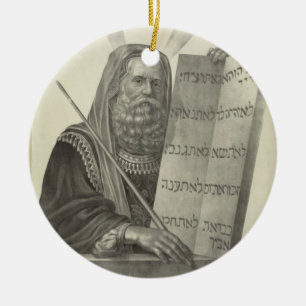 Cerâmica Ornamento de Moses