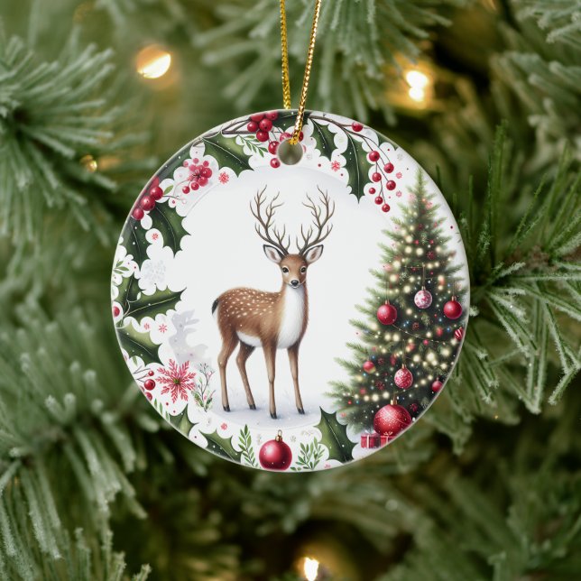 Cerâmica Ornamento de Natal (Árvore)
