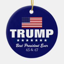 ORNAMENTO DE NATAL DONALD TRUMP 2020