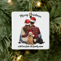 Ornamento de Natal Personalizado para Família 2025