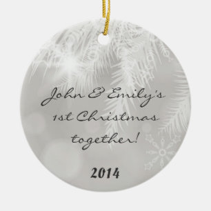 Cerâmica Ornamento de Nome Personalizado da Needela de Pinh
