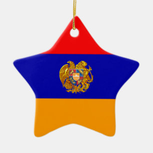 Cerâmica Ornamento de Oval Armênio Sinalizador Cerâmico