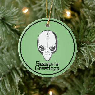 Cerâmica Ornamento de OVNI extraterrestre da Alienígena Esp
