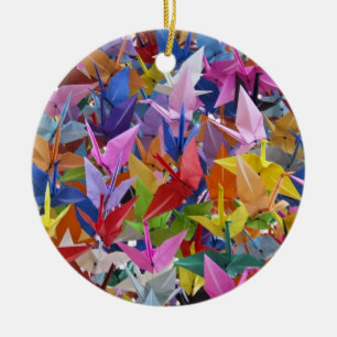Cerâmica Ornamento de papel de 1.000 guindastes de Origami