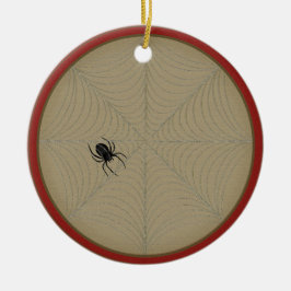 Cerâmica Ornamento de Papel de História de Aranha de Natal