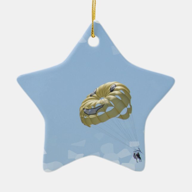 Cerâmica Ornamento de Parasail (Frente)