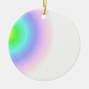 Cerâmica Ornamento de Pastel Swirls