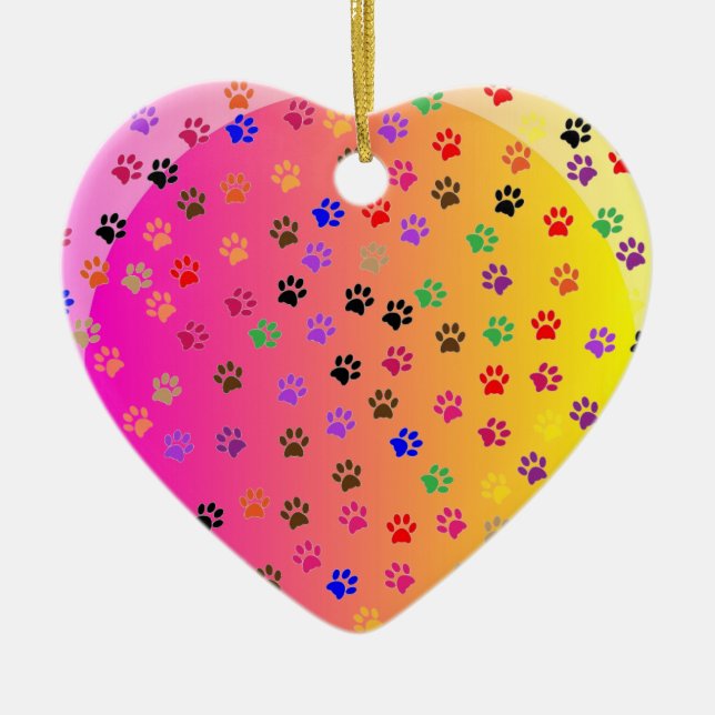 Cerâmica Ornamento de patas (Frente)