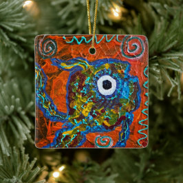 Cerâmica Ornamento de Peixes