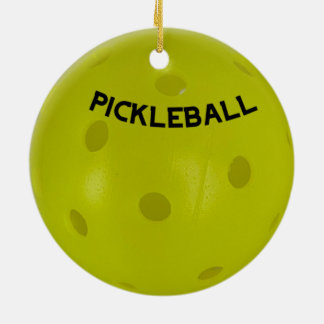 Cerâmica Ornamento De Pickleball Para A Árvore