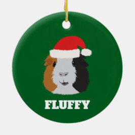 Cerâmica Ornamento de Porcos Laranja, Branco e Guiné Negra