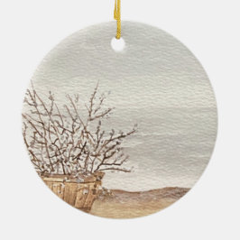 Cerâmica ornamento de praia