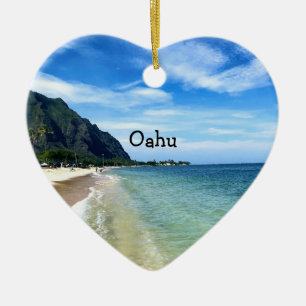 Cerâmica Ornamento de Praia de Oahu em Windward
