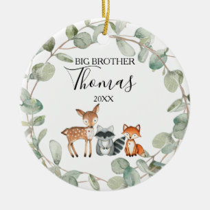 Cerâmica Ornamento de Presentes de Natal para o Big Brother