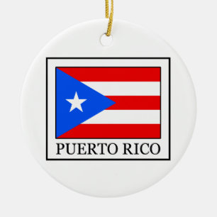Cerâmica Ornamento de Puerto Rico