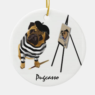 Cerâmica Ornamento de Pugcasso