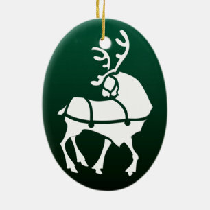 Cerâmica Ornamento de Reinado de Natal Personalizar Decora