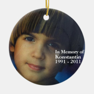 Cerâmica Ornamento de RIPKonzV - cara do bebê