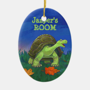 Cerâmica Ornamento de Sala Personalizada de Tortoise Divert