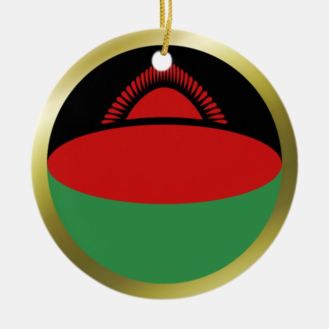 Cerâmica Ornamento de Sinalizador Malawi (Frente)