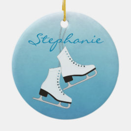 Cerâmica Ornamento de Skates de gelo