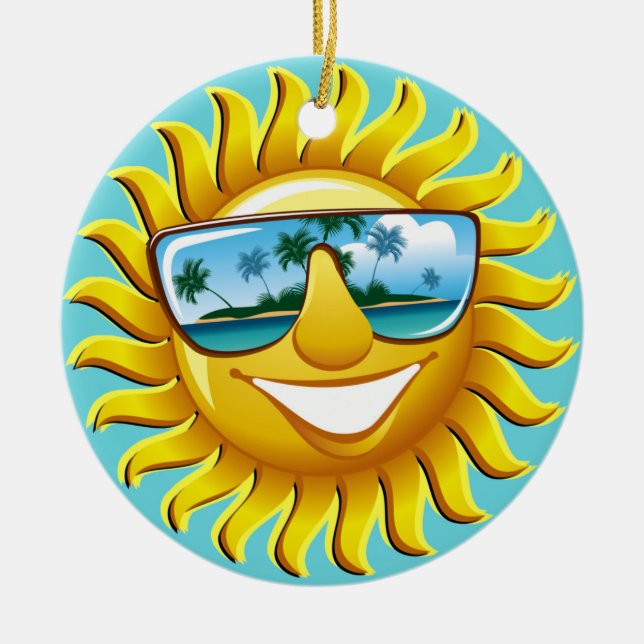 Cerâmica Ornamento de Sol (Frente)