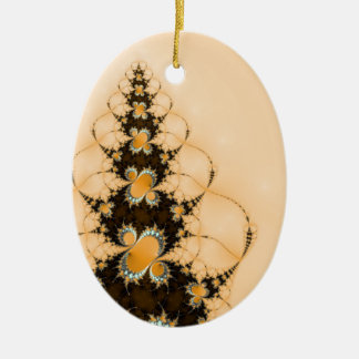 Cerâmica Ornamento de suspensão amarelo da árvore de Natal
