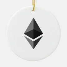 Ornamento de suspensão redondo de Ethereum