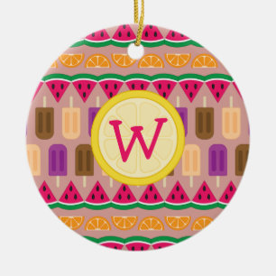 Cerâmica Ornamento de Sweets de Verão