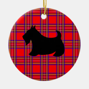 Cerâmica Ornamento de Terrier do Scottish