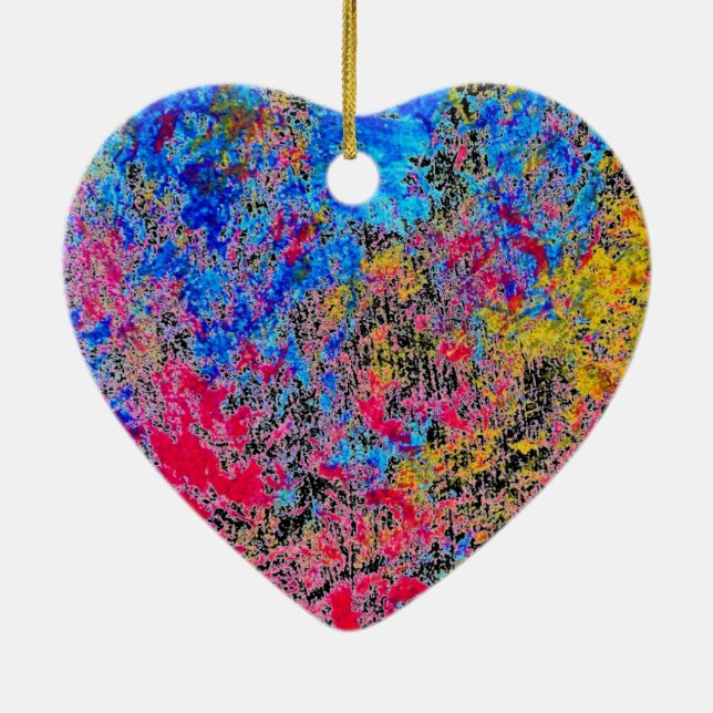 Cerâmica Ornamento de Tinta (Verso)