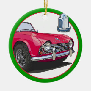 Cerâmica Ornamento de Triumph TR4