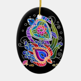 Cerâmica ornamento de TÚTULAS SEA - personalizar o plano de