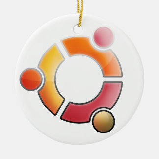 Cerâmica Ornamento de vidro de Ubuntu