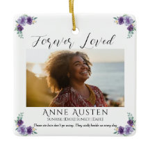 Ornamento de Vidro Memorial Personalizado | Lembra