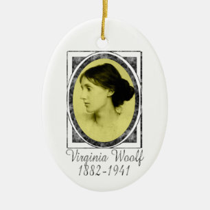 Cerâmica Ornamento de Virgínia Woolf