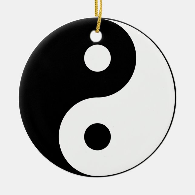 Cerâmica Ornamento de Yin Yang (Frente)