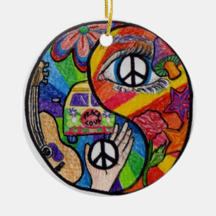 Cerâmica Ornamento de Yin Yang