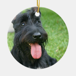 Cerâmica Ornamento do cão de Terrier do Scottish