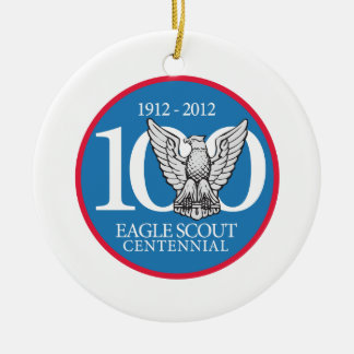 Cerâmica Ornamento do Centennial de Eagle Scout