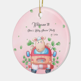 Cerâmica Ornamento do Chá de fraldas de Boca-Bebê