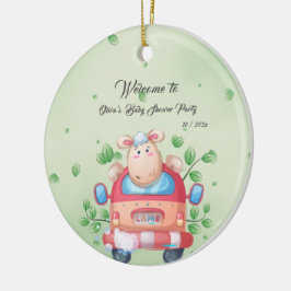 Cerâmica Ornamento do Chá de fraldas de Boca-Bebê