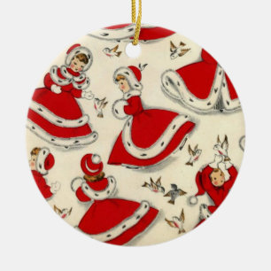 Cerâmica Ornamento do Círculo de Natal